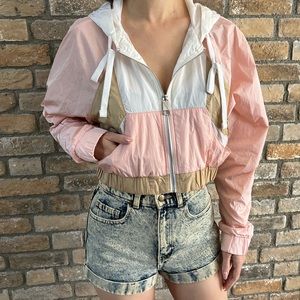HOLLISTER Cropped Windbreaker